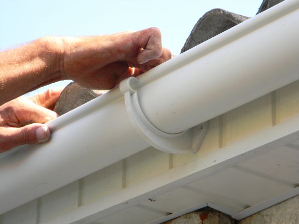 Plastic Gutter Repair in Evansville