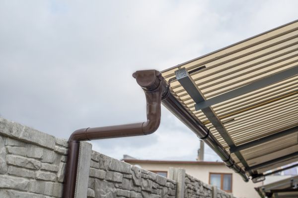 Plastic Downspout Installation in Evansville