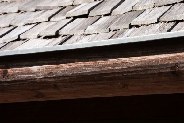 Wood Rain Gutter Installation in Evansville